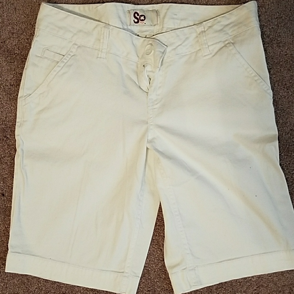 White shorts
